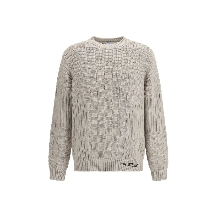 Off White Off-White Strikkegensere – Beige
