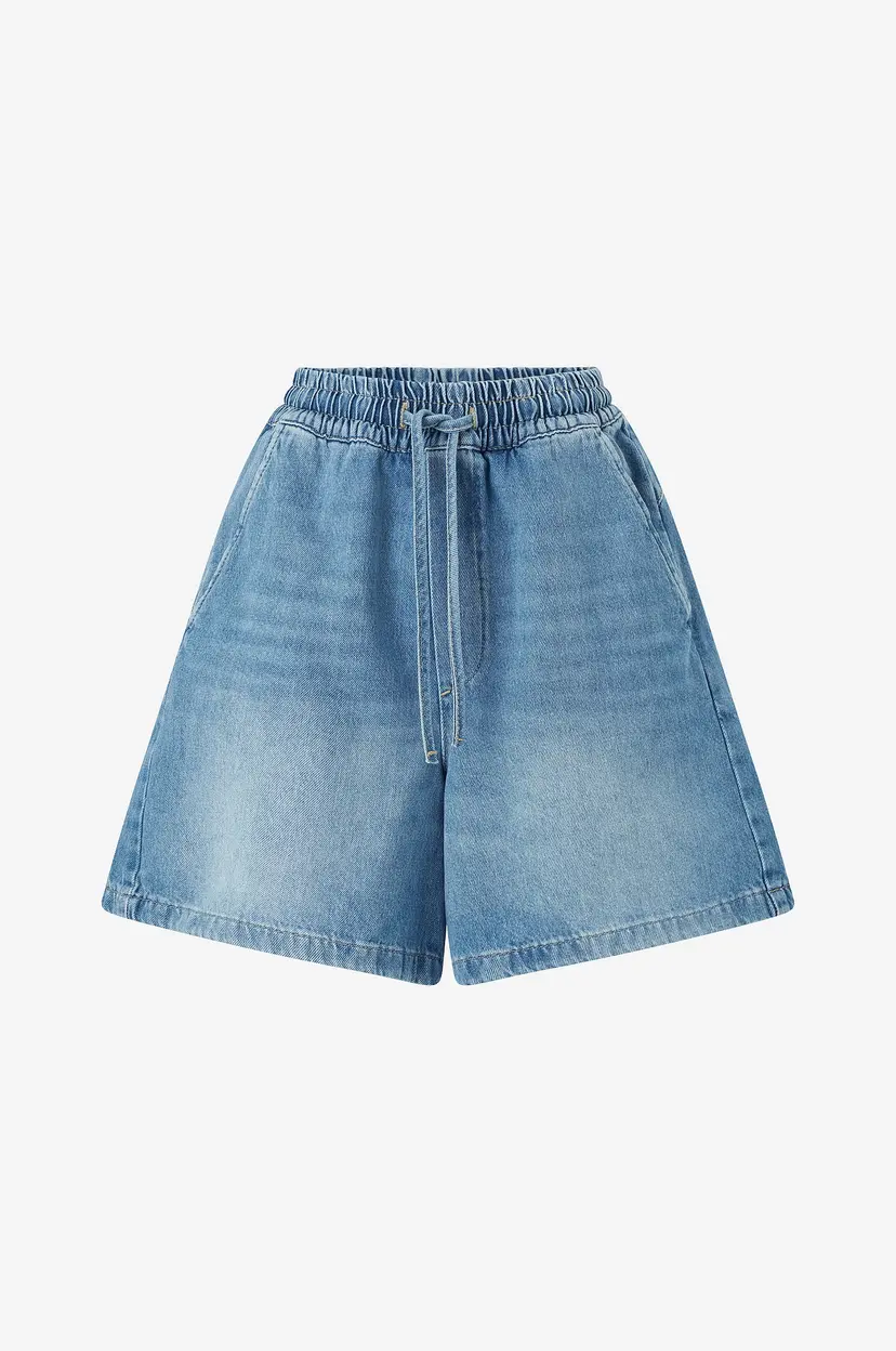 Ivy Copenhagen Jeans-shorts Ivy-Opera Tie Shorts Wash Lille - Blå