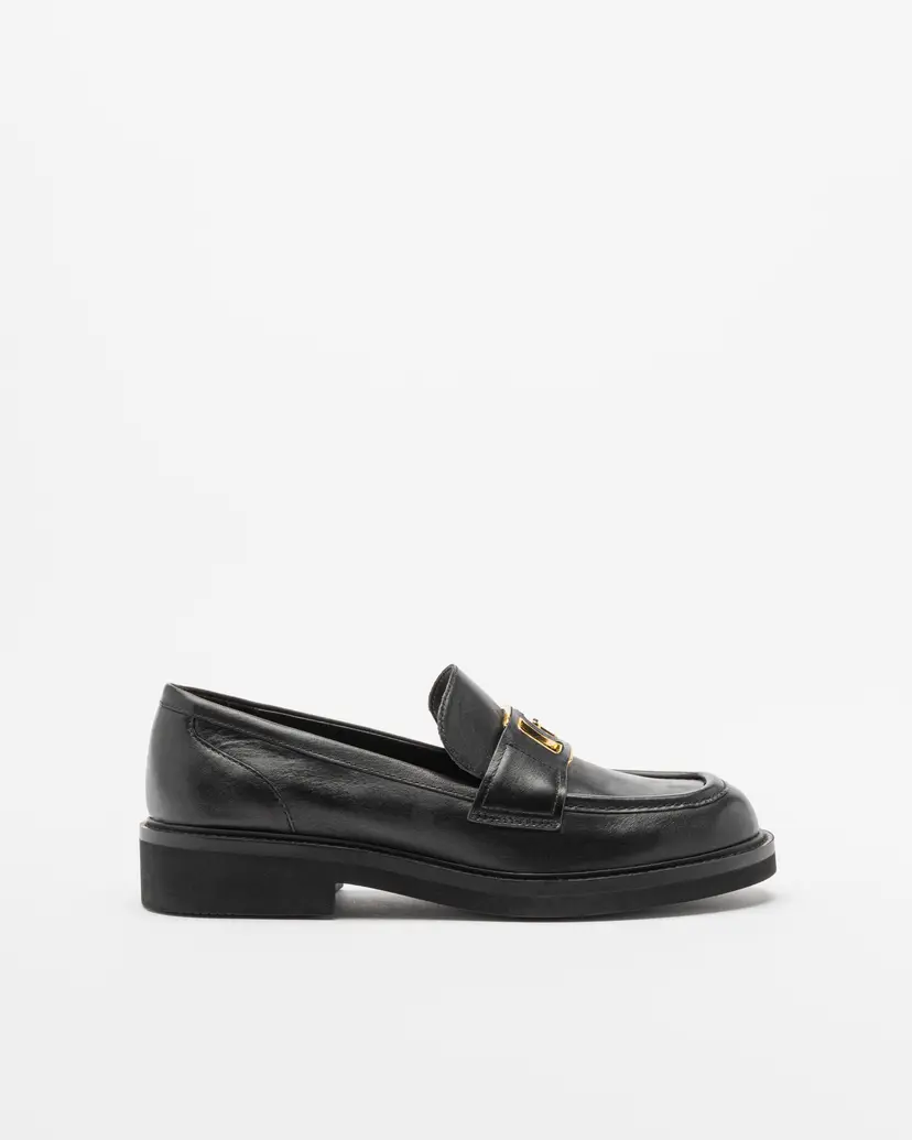 Guess Guess FLPSHU Black Loafers