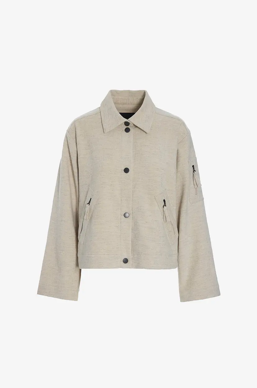 Bitte Kai Rand Jakke Shinji - Beige