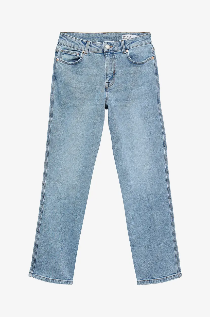 Vero Moda Jeans vmAmara MR Slim Straight Ank Vi3512 - Blå