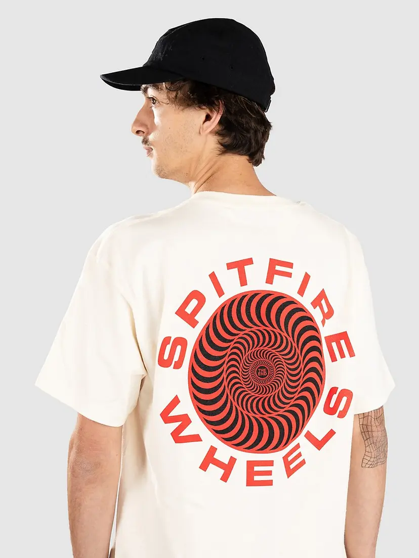 Spitfire Spitfire Classic '87 Swirl Fill T-skjorte hvit