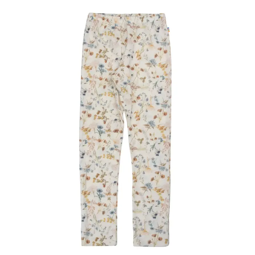 Joha Joha Merinoull Leggings Flora Offwhite (150 / 11-12 år)