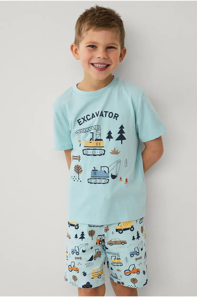 Ellos Collection T-skjorte + shorts - Blå