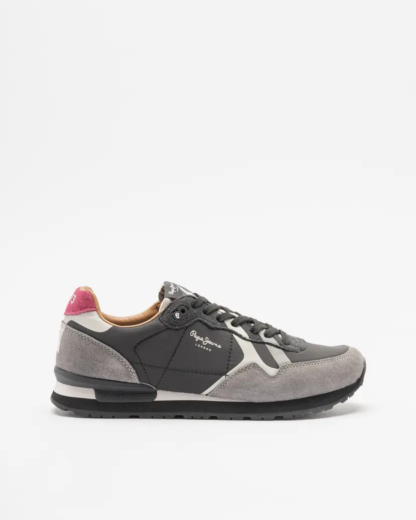 Pepe Jeans London Pepe Jeans London Brit Prints Black Sneakers