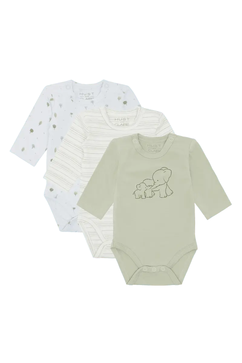 Hust and Claire Hust And Claire Base Body 3 Pak Green Sage (62 / 3 mnd)