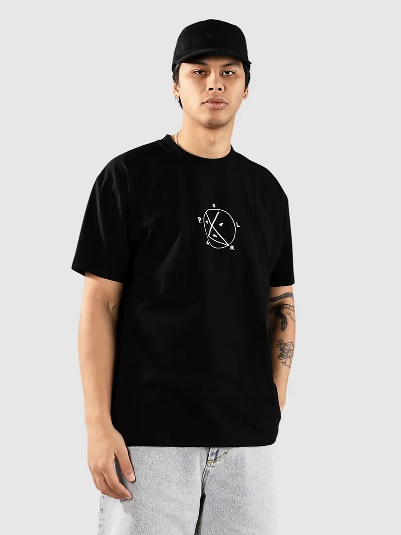 Polar Skate Polar Skate Polar Head T-skjorte svart