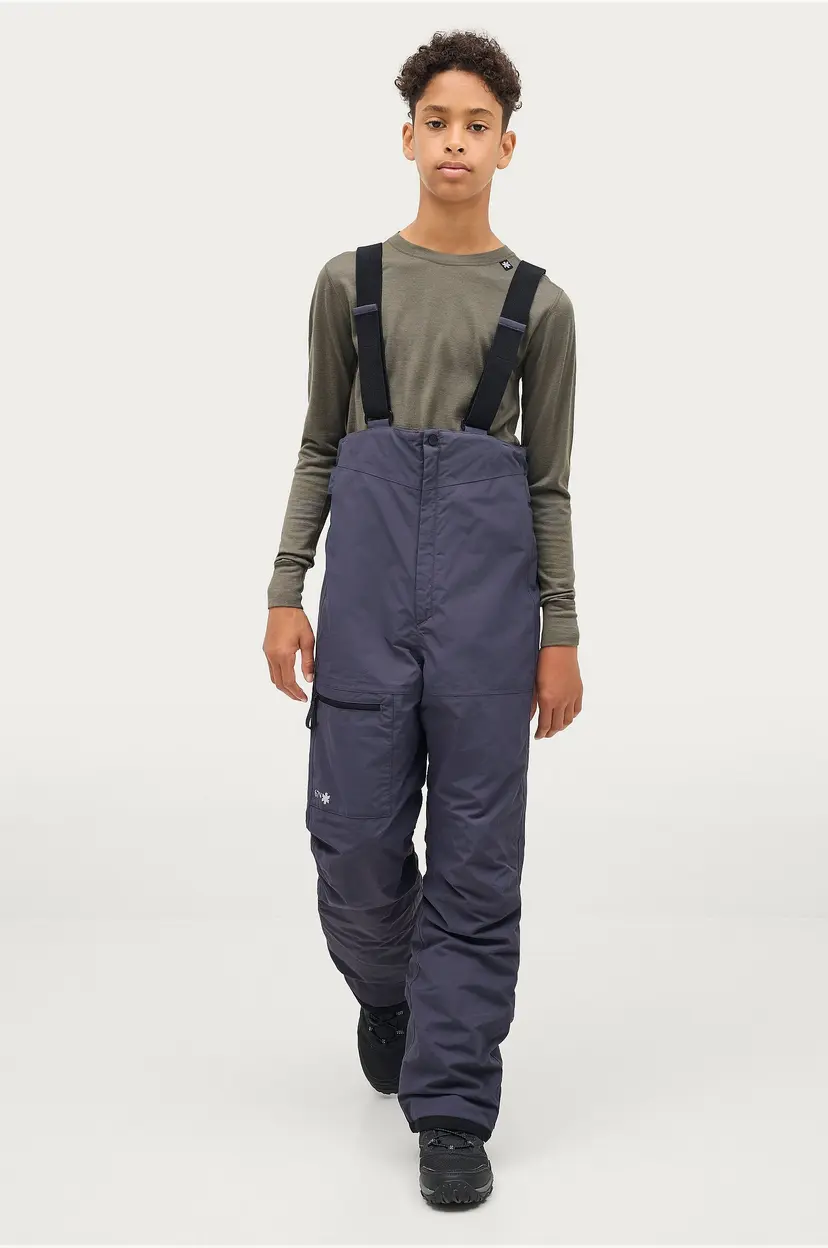 Áhkká Skibukser Bib Ski Pants Jr - Grå