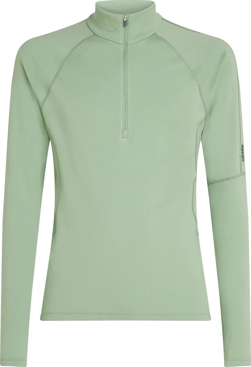 Icebreaker Icebreaker Men's Merino 300 MerinoFine Polar Long Sleeve Half Zip Seaglass