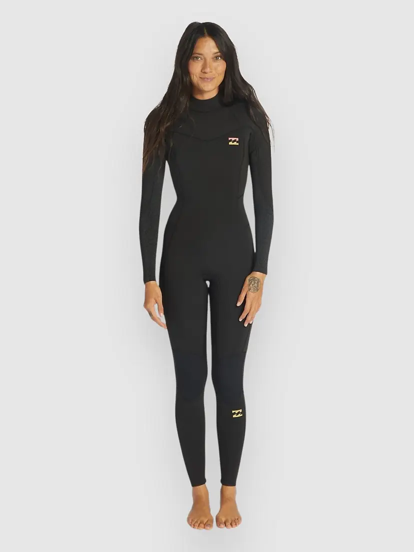 Billabong Billabong Synergy 5/4 Back Zip Full Våtdrakt svart