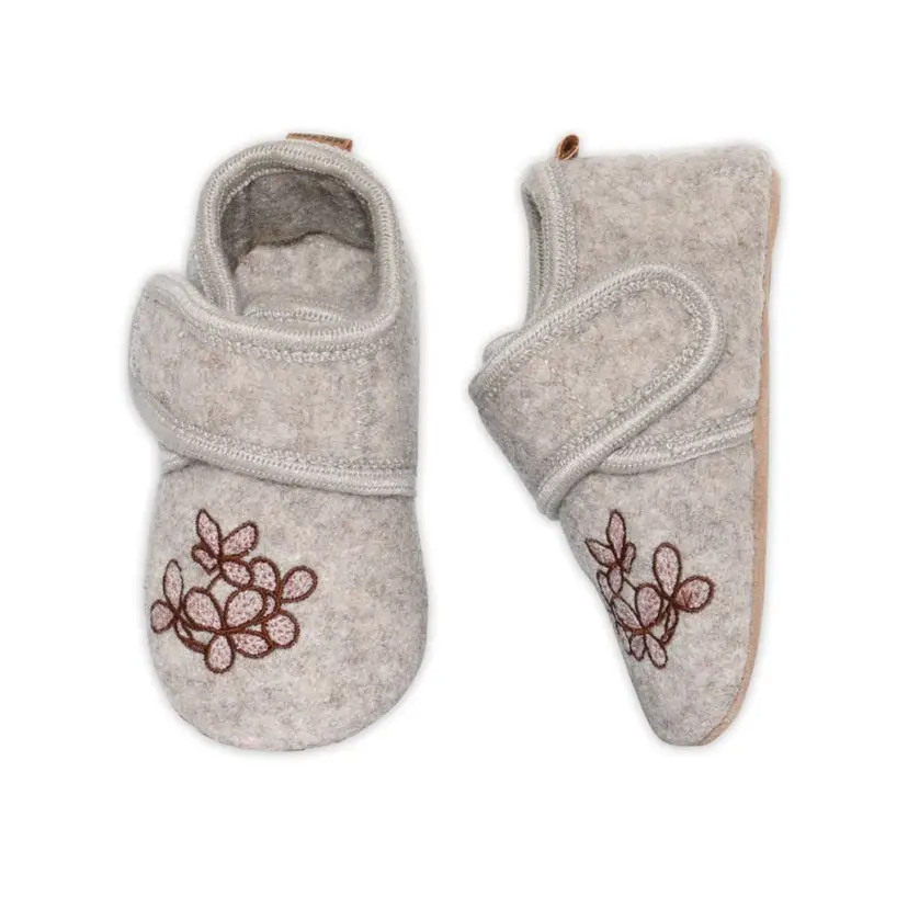 Melton Melton - Ulltøfler Hortensia Beige Melange