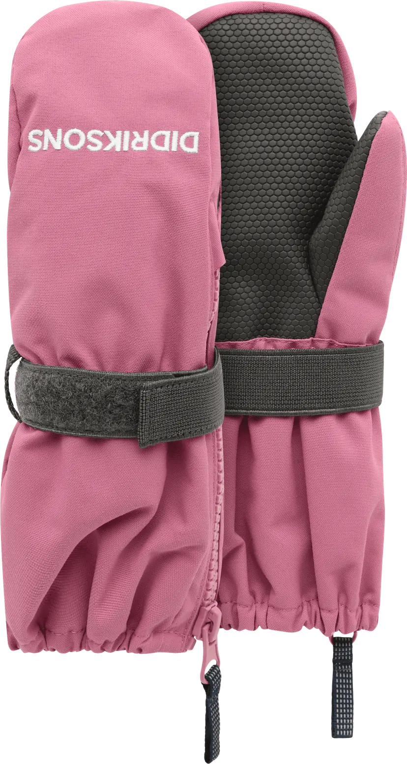 Didriksons Didriksons Kids' Biggles Zip Mittens Heather Pink