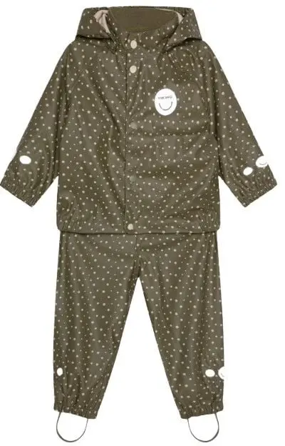 Viking Viking Jolly Print Rain Set Kids Olive