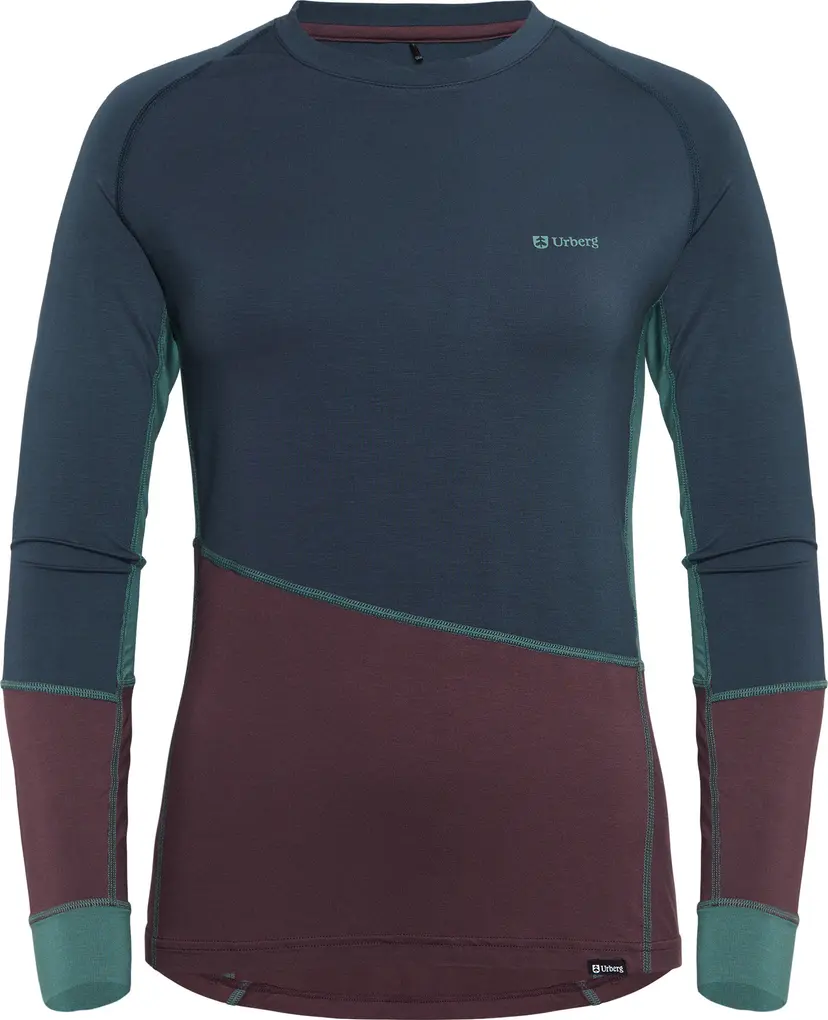 Urberg Urberg Women's Tree Base Layer Top Blue Nights