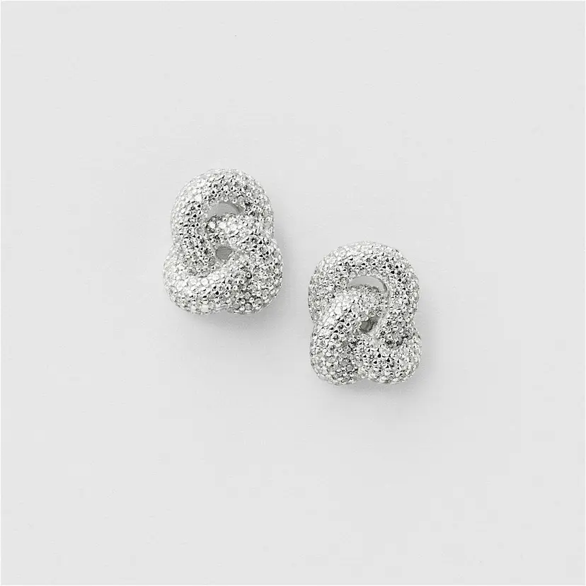 Safira Bling Knot Studs