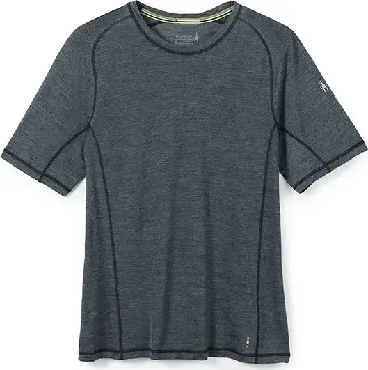 SmartWool Smartwool Men's Merino Sport Ultralite Short Sleeve Charcoal Heather