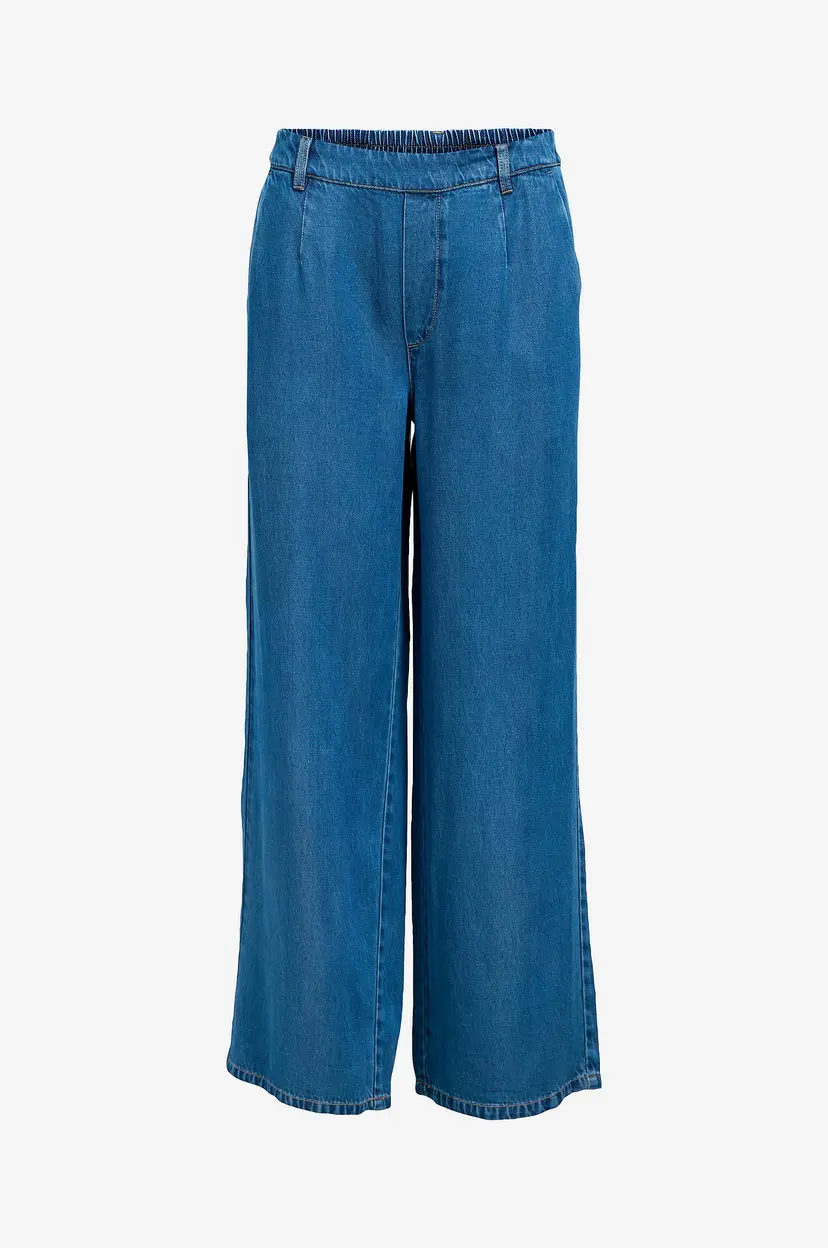 Object Collectors Item Bukser objFrame Lisa Wide MW Pants - Blå