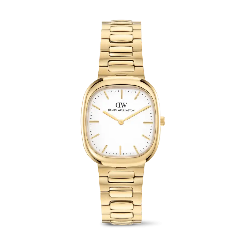 Daniel Wellington Gold 30mm Watch Cort H-link White | DW