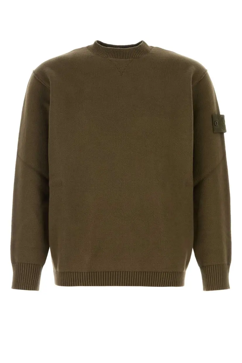 Stone Island Stone Island Strikkegensere – Grønn