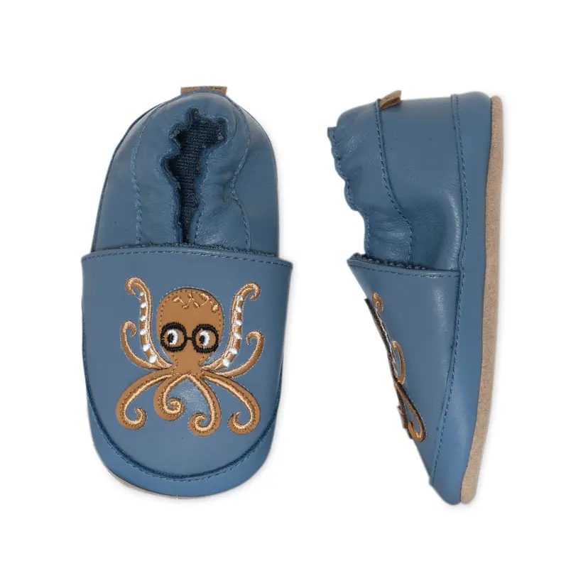 Melton Melton - Tøfler i Skinn Octopus Bluefin