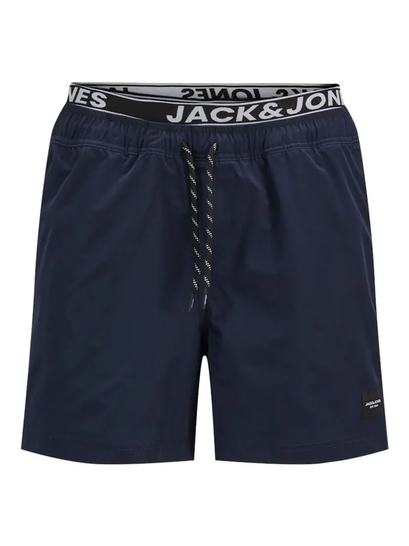 Jack & Jones Junior Jack & Jones Junior Maui Badeshorts Regular Fit Marineblå (140 / 10 år)
