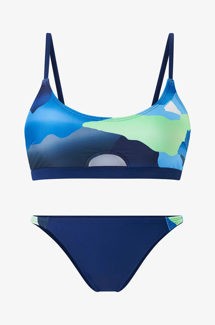 Adidas Sport Performance Bikini City Escape Camo Bikini Set - Blå