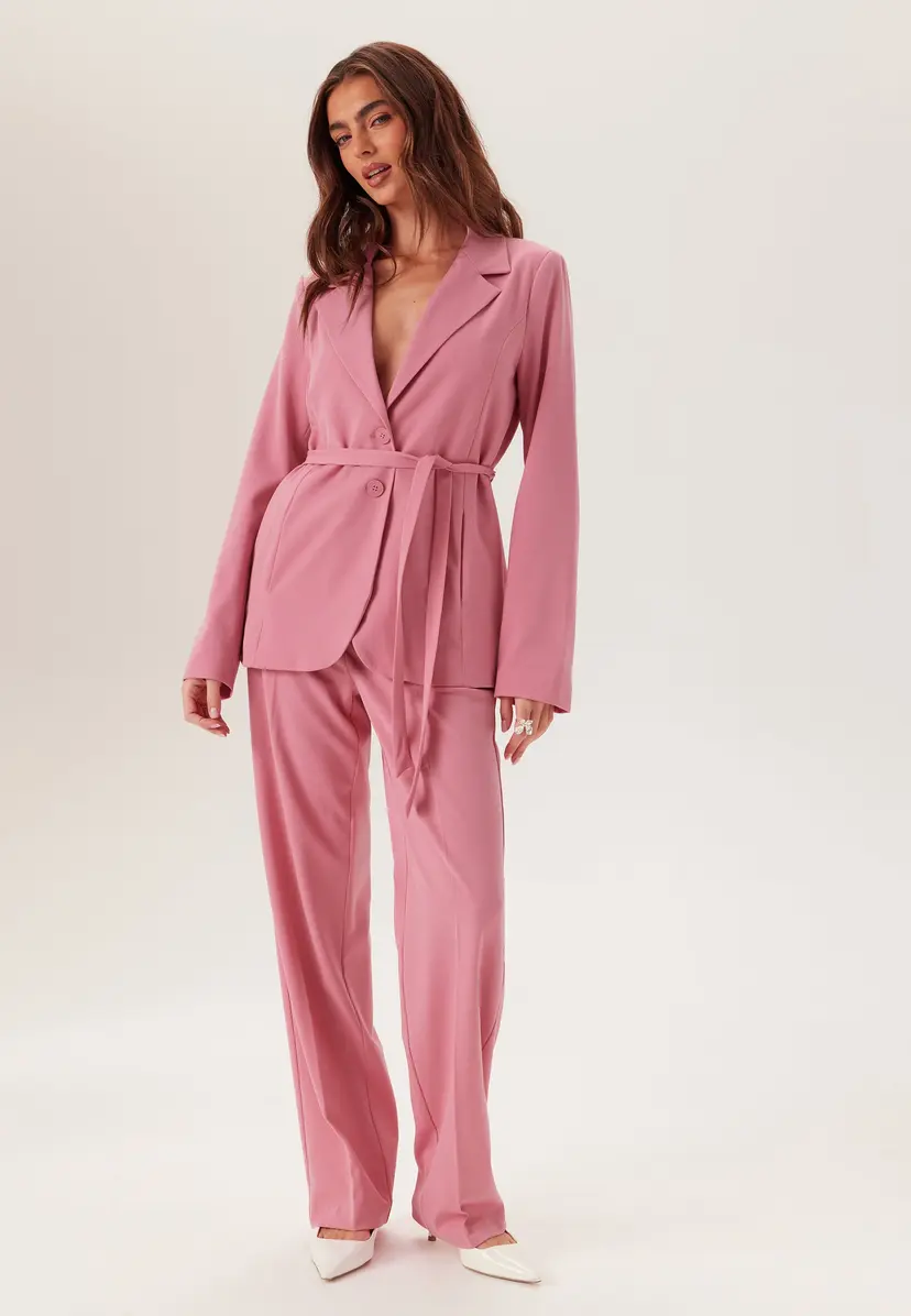 Bubbleroom Belt Detail Blazer