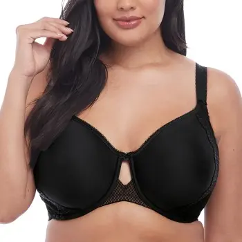 Elomi Elomi BH Charley Spacer T-Shirt Bra Svart E 100 Dame