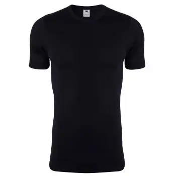 Dovre Dovre Rib T-Shirt Svart bomull Large Herre