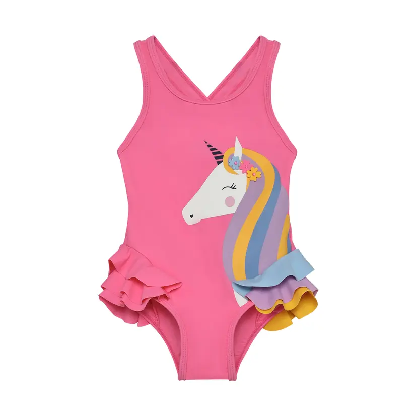 Color Kids Color Kids Kids' Swimsuit With Application Pink Lemonade