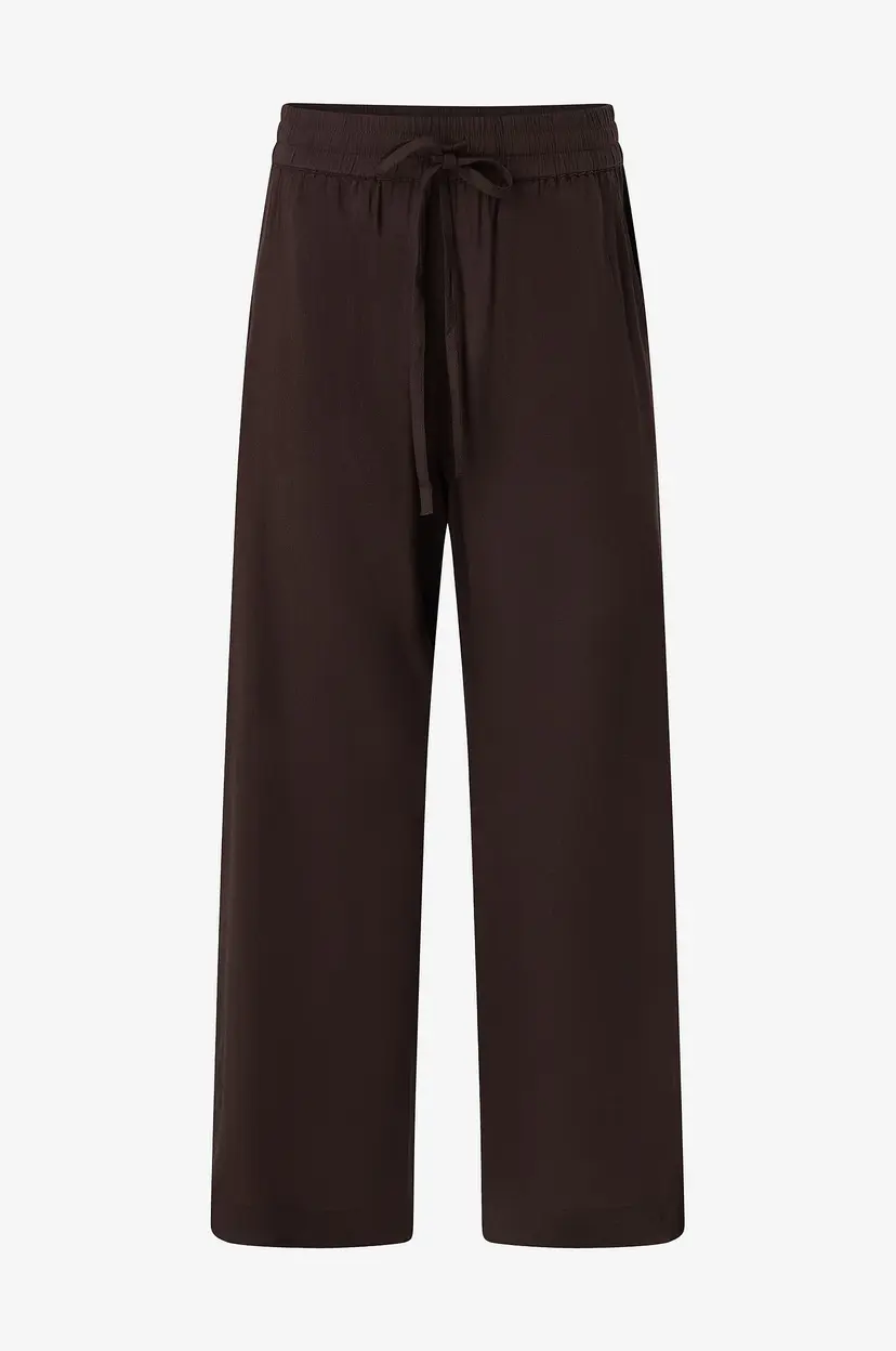 Kaffe Bukser kaMilia Cropped Wide Pants - Brun