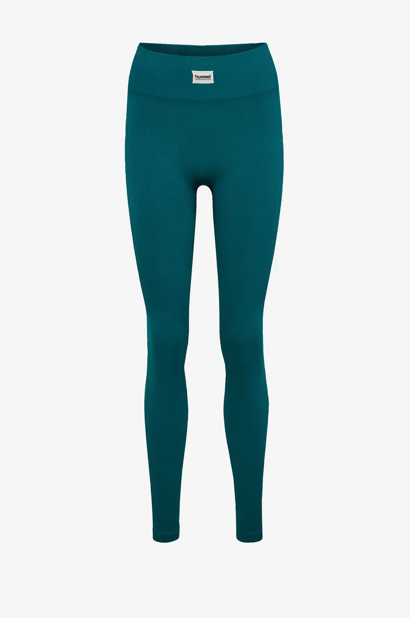 Hummel Treningstights hmlPulse Seamless Rib MW - Grønn