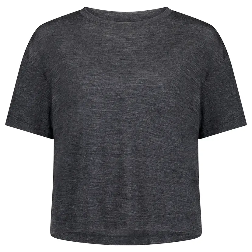 Mons Royale Mons Royale Zephyr Merino Tencel Boxy T-Shirt Smoke