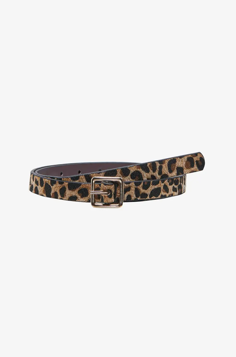 ONLY Belte onlLeo Hairy PU Jeans Belt Acc - Brun
