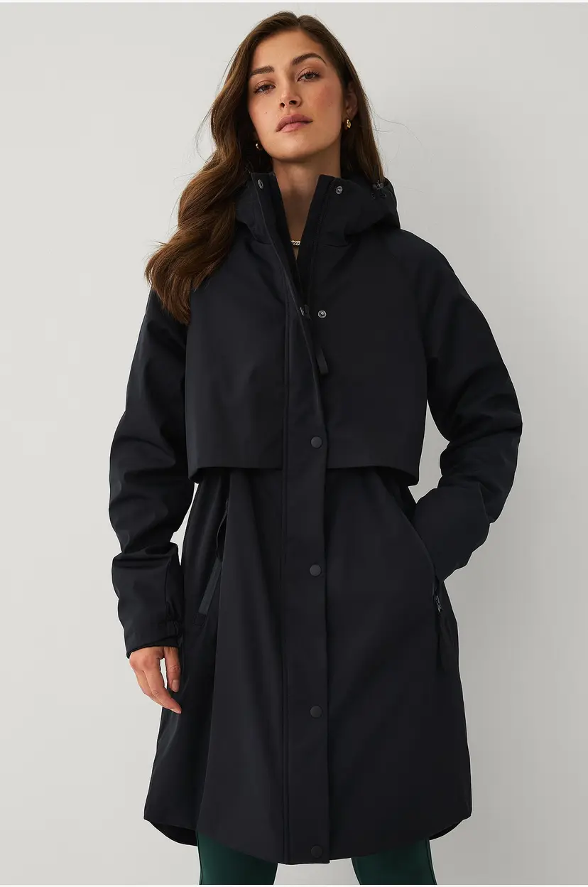 Ellos STUDIO Parka WR Padded Parka - Svart