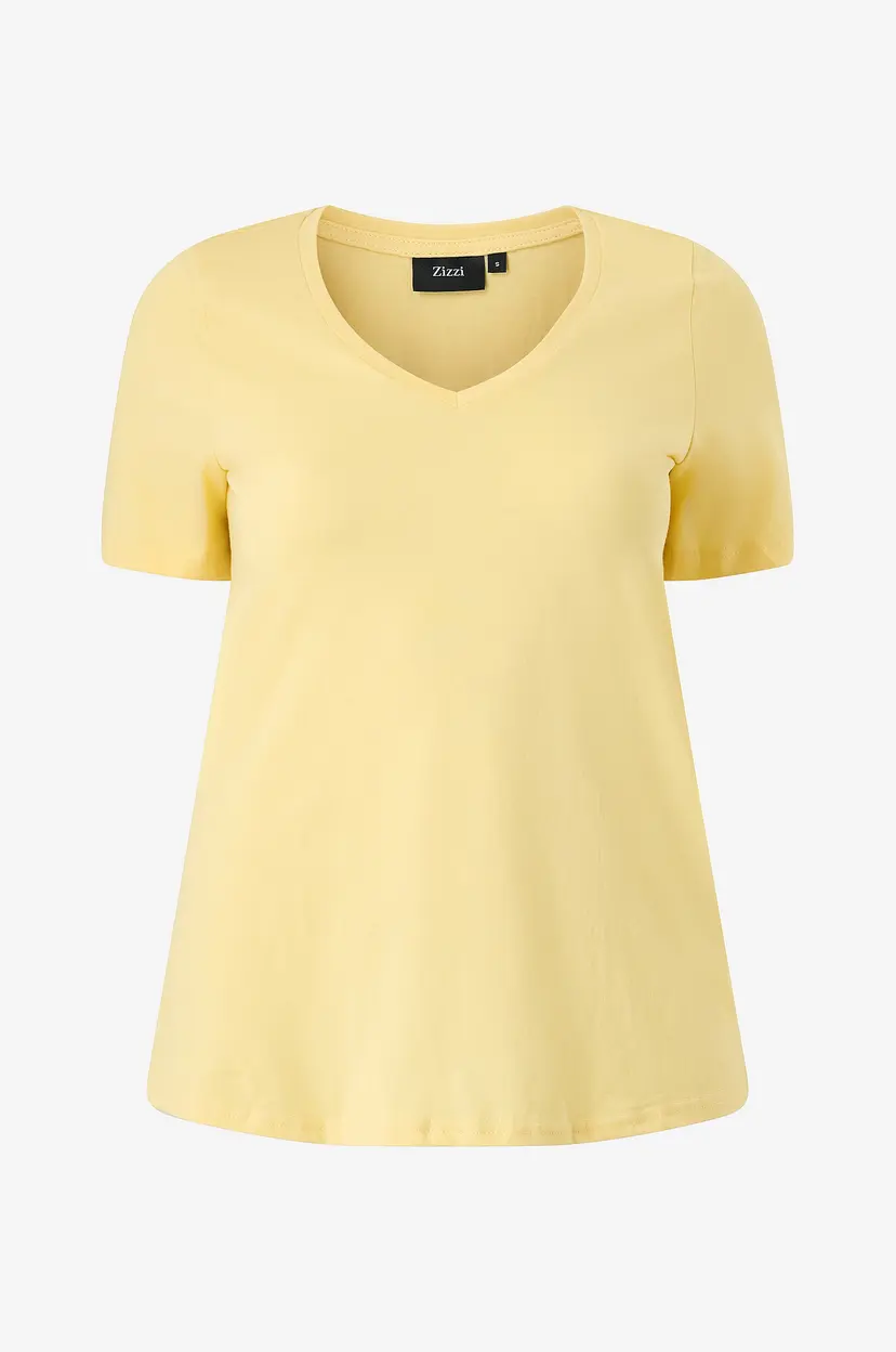 Zizzi Topp mKatja S/S V-neck Tee