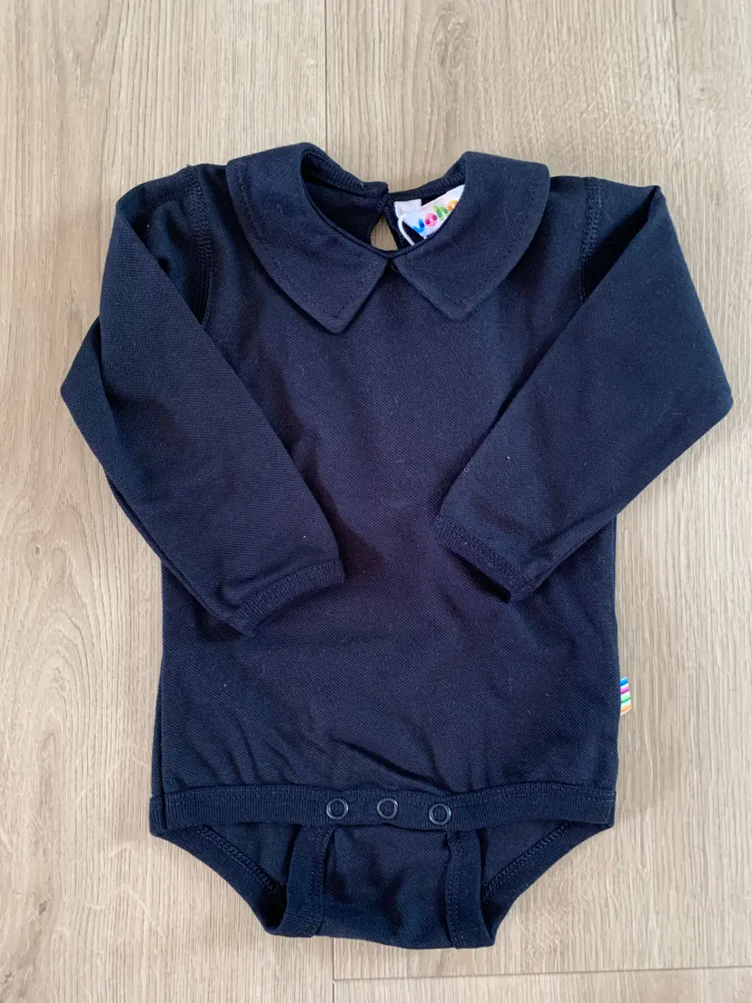 Joha Body i bomull m. krage Navy
