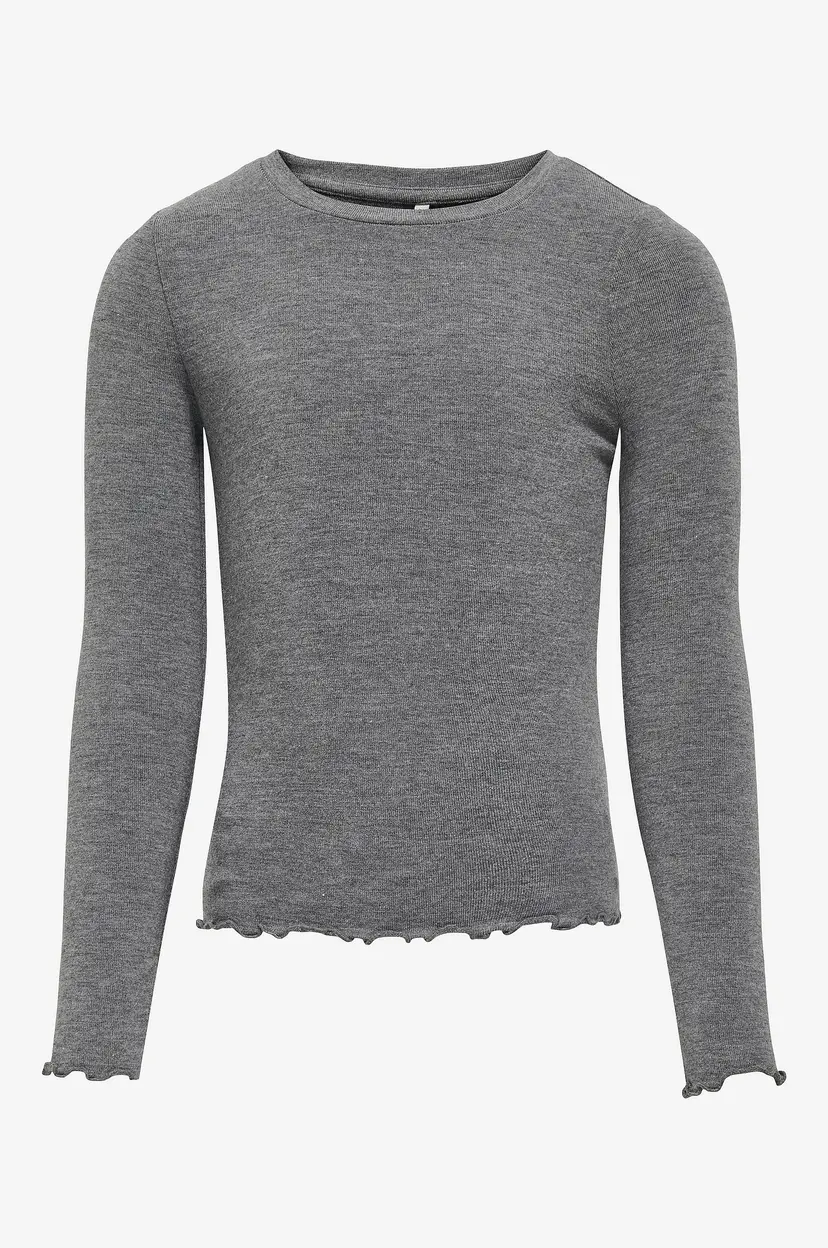 Kids Only Topp kogAmour L/S Top Jrs - Grå