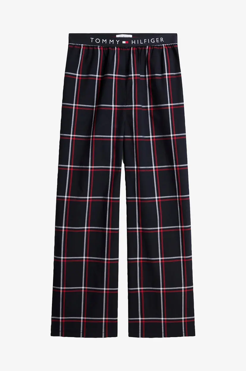 Tommy Hilfiger Pysjbukser Woven Pant Print WB - Svart