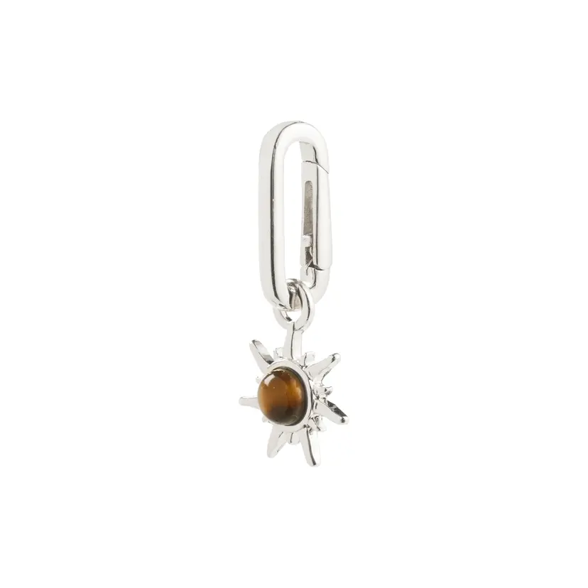 Pilgrim Pilgrim CHARM stjernesol anheng, sølvbelagt