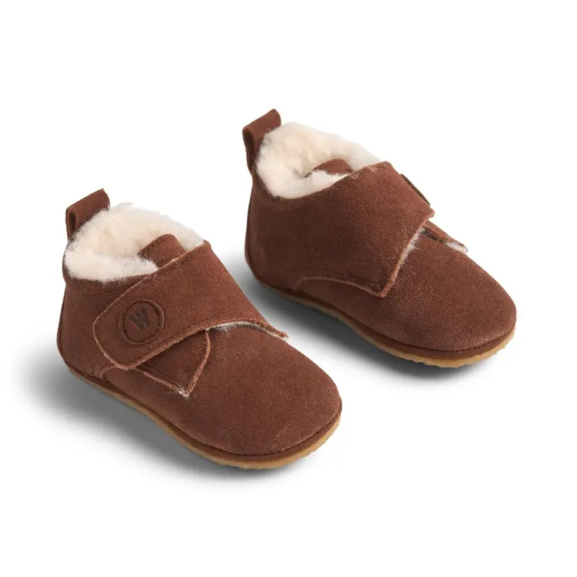 Wheat Wheat, Indoor Shoe Taj Baby, Cognac
