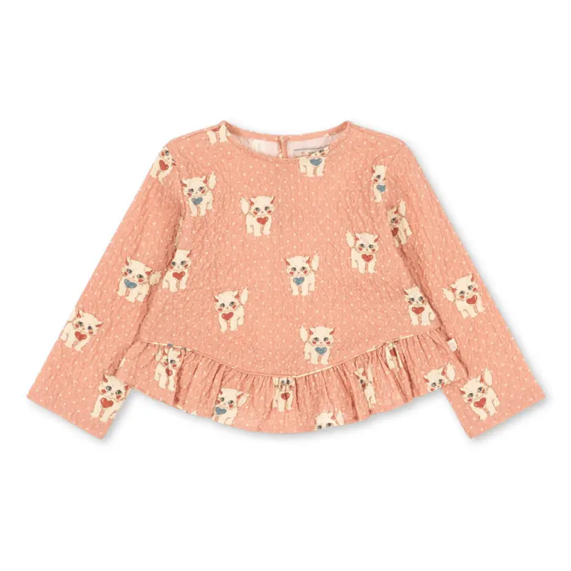 Konges Sløjd Konges Sløjd - Bluse Elin Ciao Miao Rose