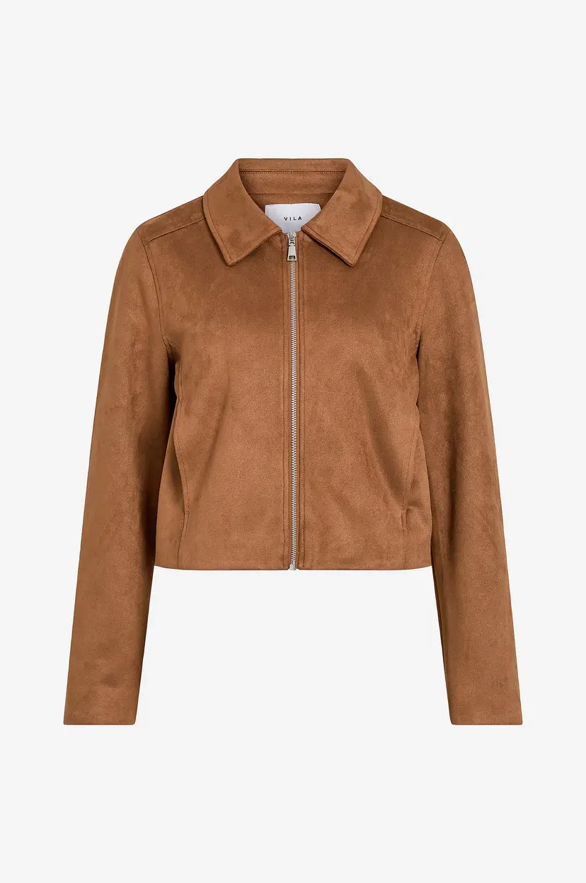 Vila Jakke viMoody Fake Suede - Natur
