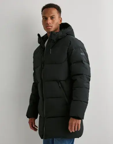 Woodbird Woodbird WBJoseph Tech Long Jacket Vinterjakker Svart
