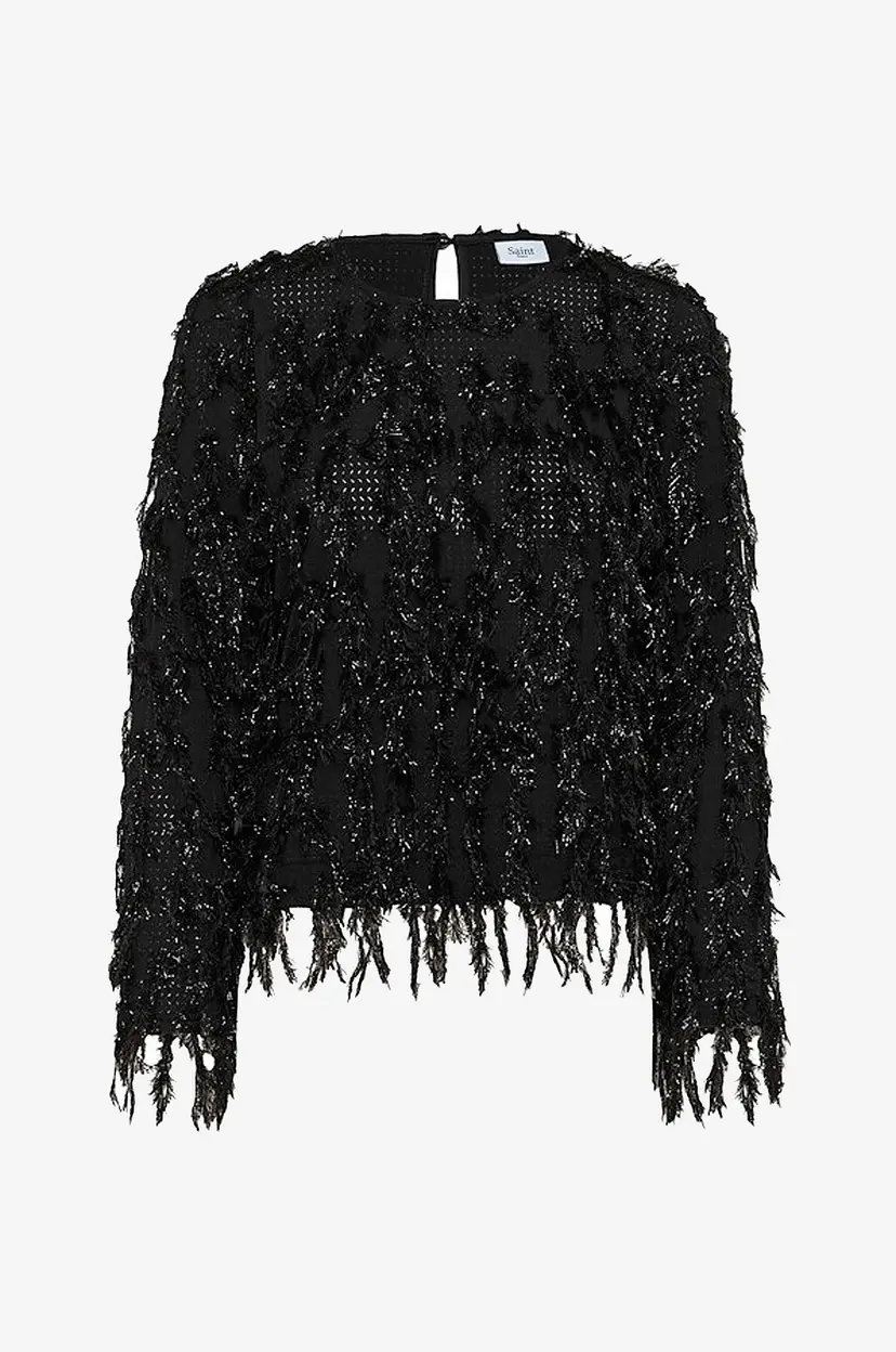 Saint Tropez Bluse NinetteSZ - Svart