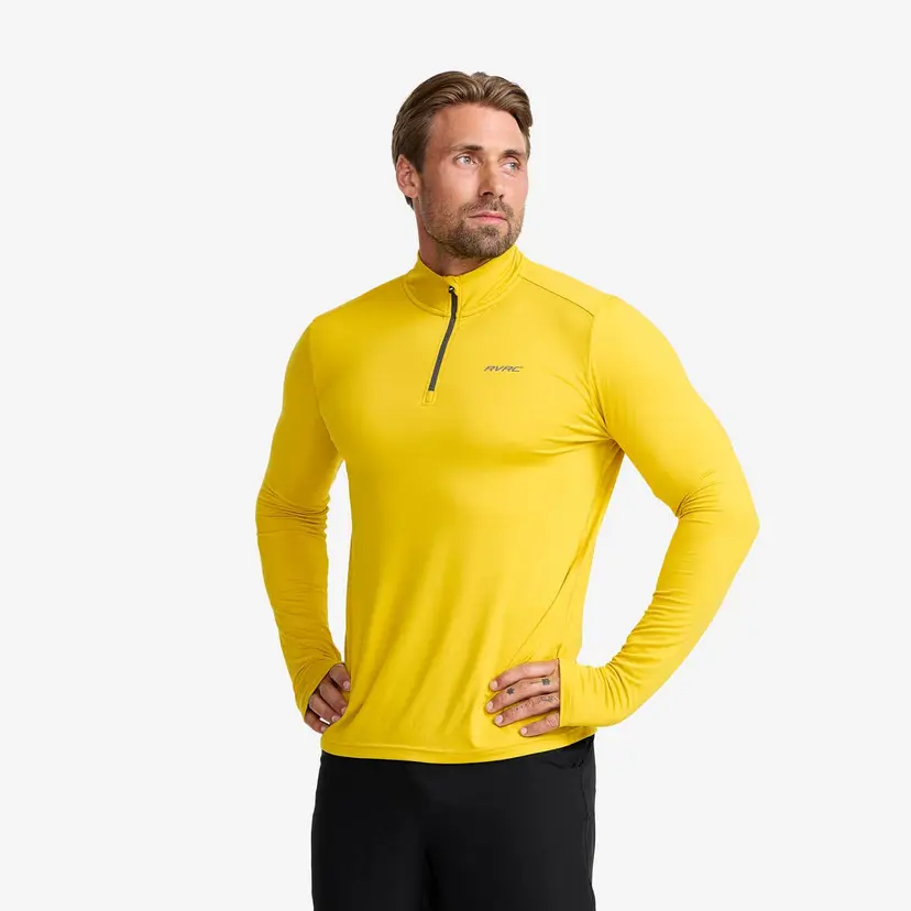RevolutionRace Impulse Half-zip Top Herre Mango Mint