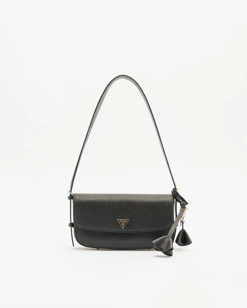 Guess Guess Danielle Flap Shoulder Bag Black Shoulder bag