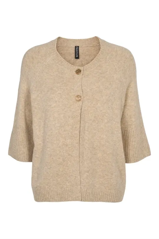 Prepair Prepair - Naomi Knit Cardigan - Sand