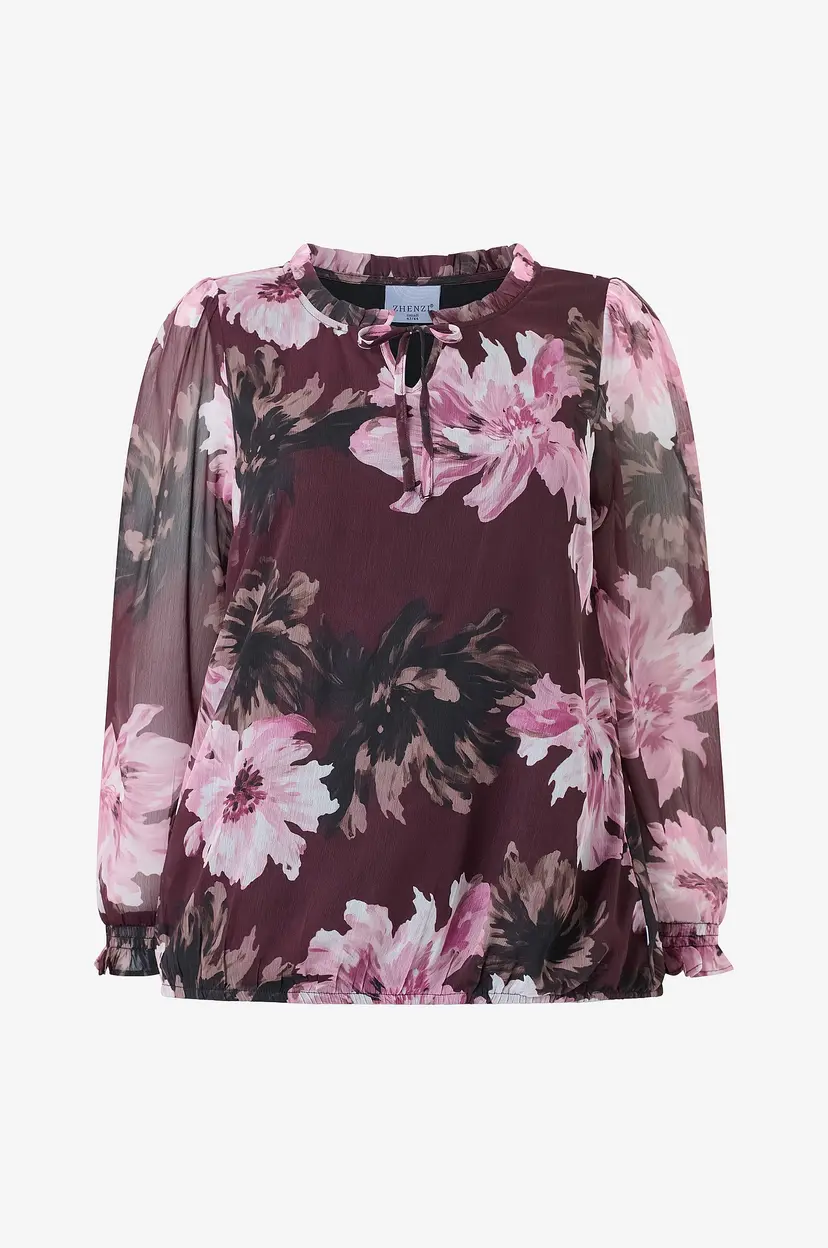 Zhenzi Bluse Zh-Maria 1597 Blouse - Lilla