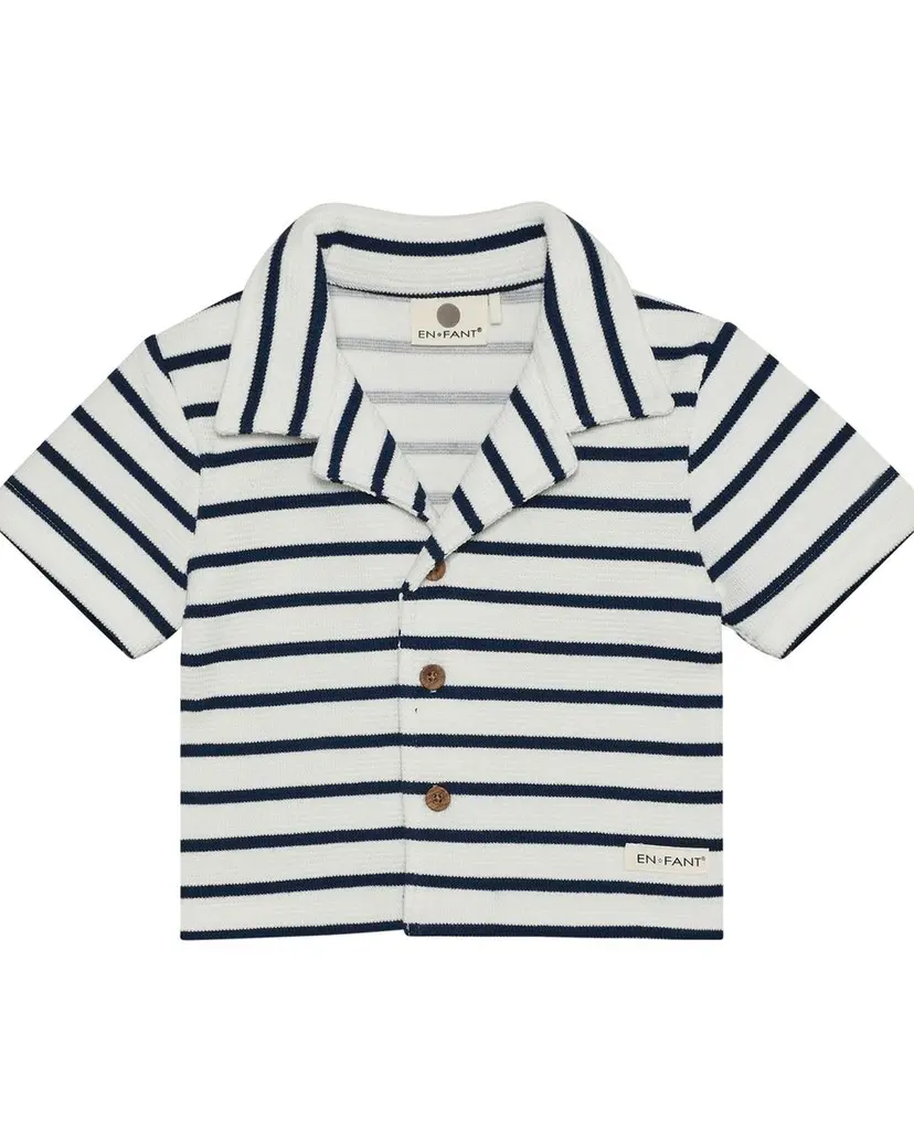 En Fant En Fant Genser Sweat Stripet Medieval Blue (92 / 2 år)
